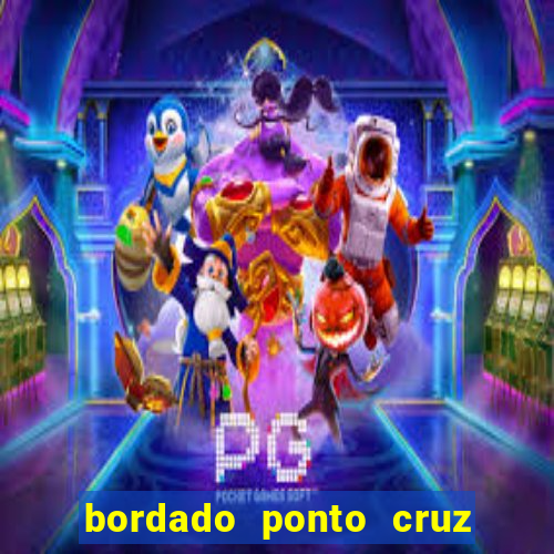 bordado ponto cruz do corinthians