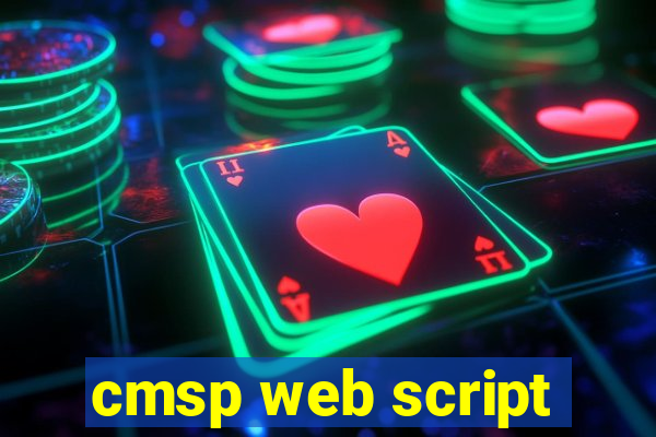 cmsp web script