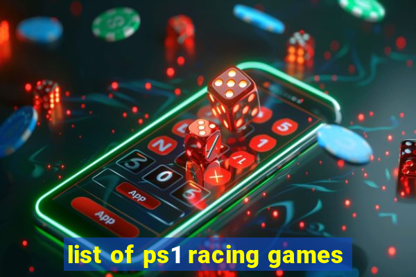 list of ps1 racing games