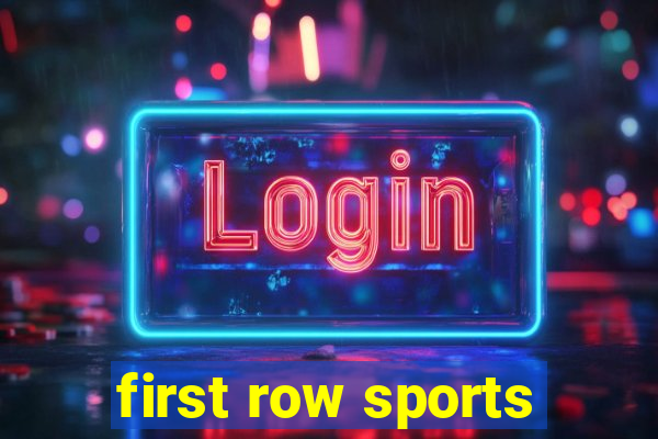 first row sports
