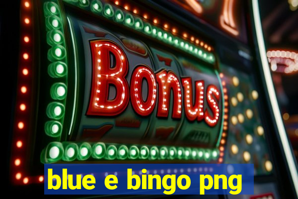 blue e bingo png