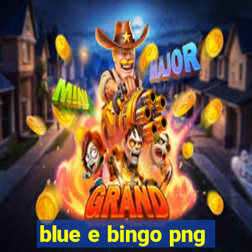 blue e bingo png