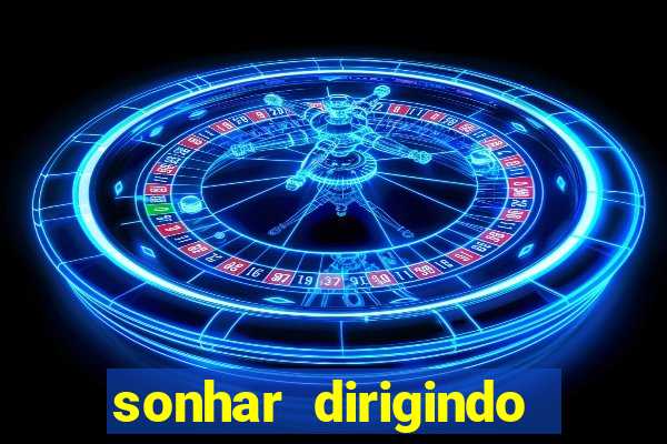 sonhar dirigindo carro jogo do bicho