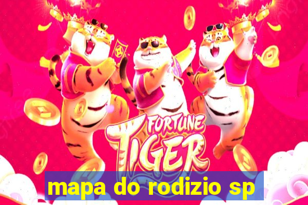 mapa do rodizio sp