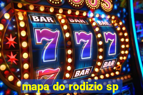 mapa do rodizio sp