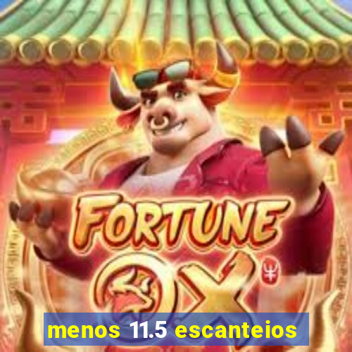menos 11.5 escanteios
