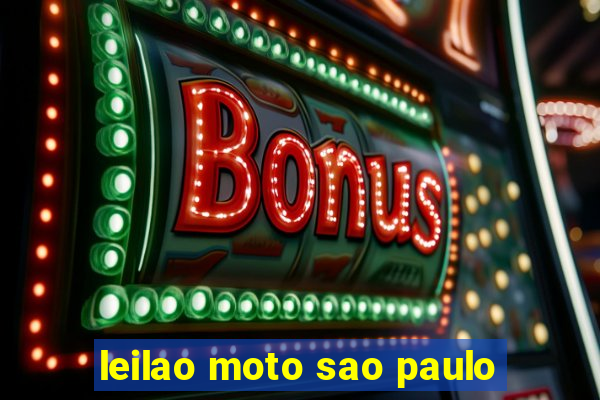 leilao moto sao paulo