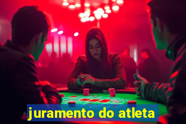 juramento do atleta