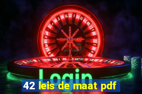 42 leis de maat pdf