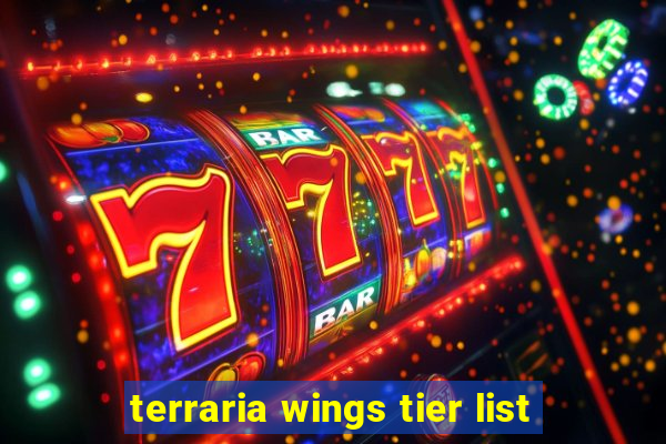 terraria wings tier list