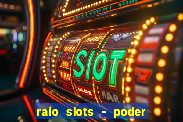 raio slots - poder de zéus