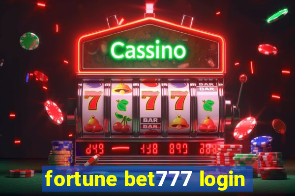 fortune bet777 login