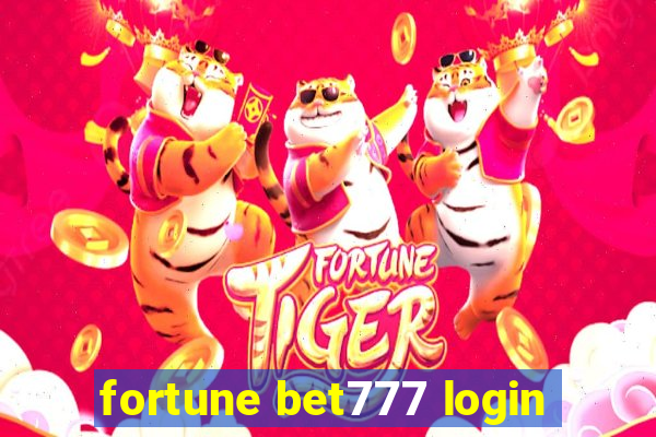 fortune bet777 login