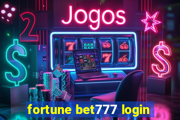 fortune bet777 login