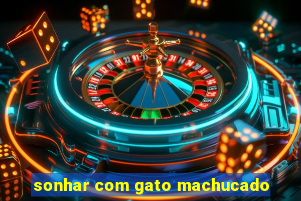 sonhar com gato machucado