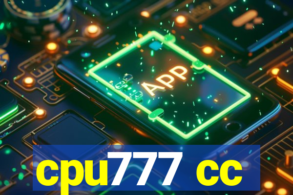 cpu777 cc