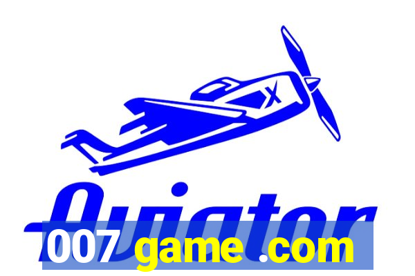 007 game .com