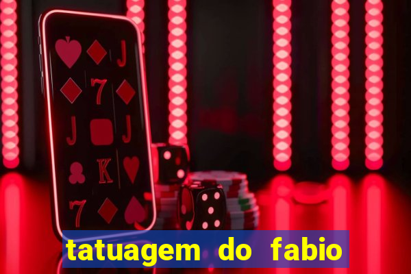 tatuagem do fabio goleiro do cruzeiro