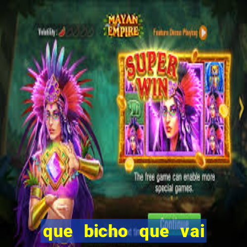 que bicho que vai dar hoje