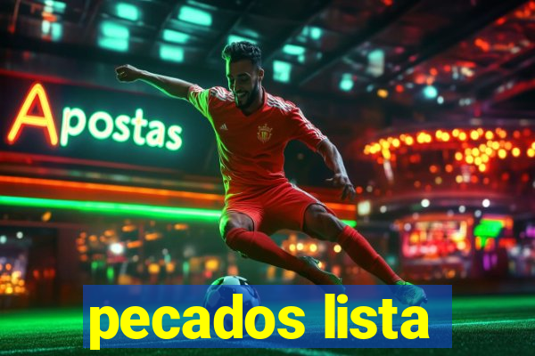 pecados lista