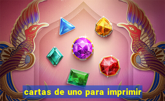 cartas de uno para imprimir