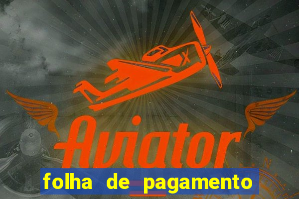 folha de pagamento para preencher word