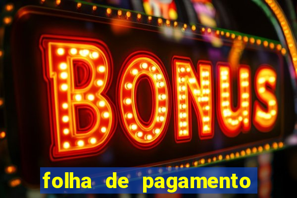 folha de pagamento para preencher word