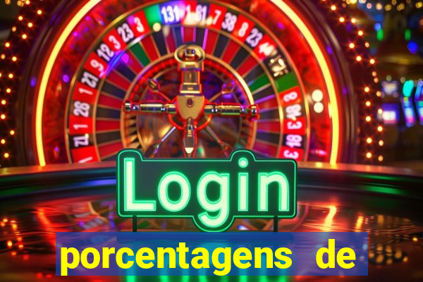 porcentagens de jogos pagantes