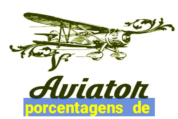 porcentagens de jogos pagantes