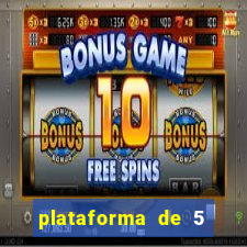plataforma de 5 reais tigre