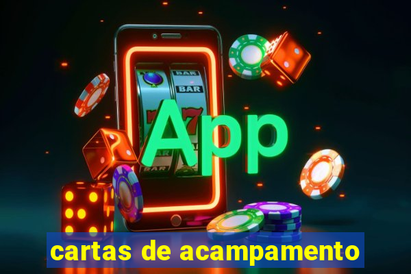 cartas de acampamento