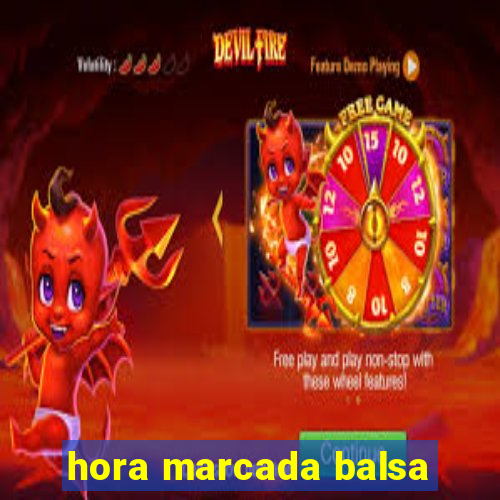 hora marcada balsa