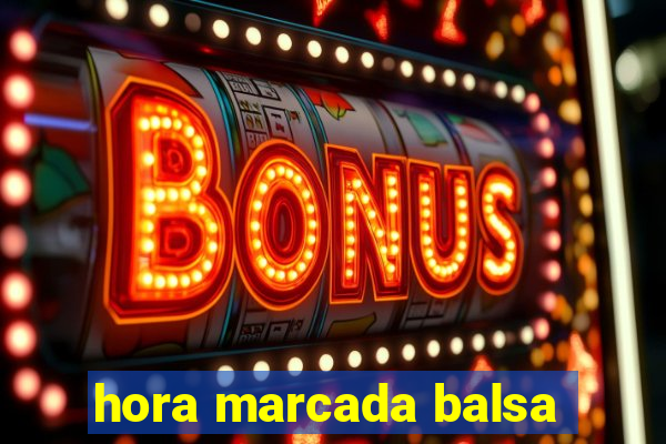 hora marcada balsa