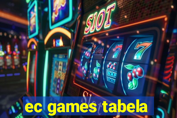 ec games tabela