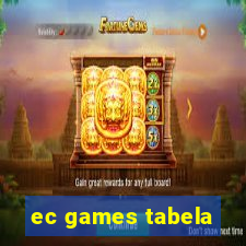 ec games tabela