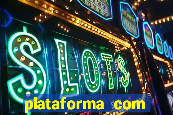 plataforma com chuva de dinheiro