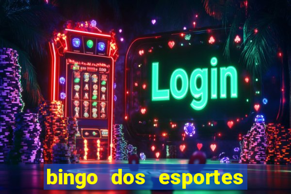 bingo dos esportes para imprimir