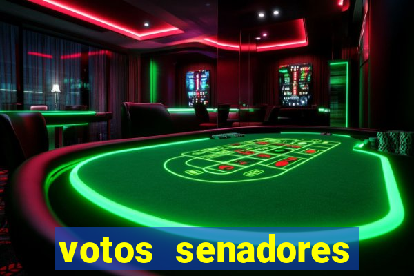votos senadores impeachment moraes