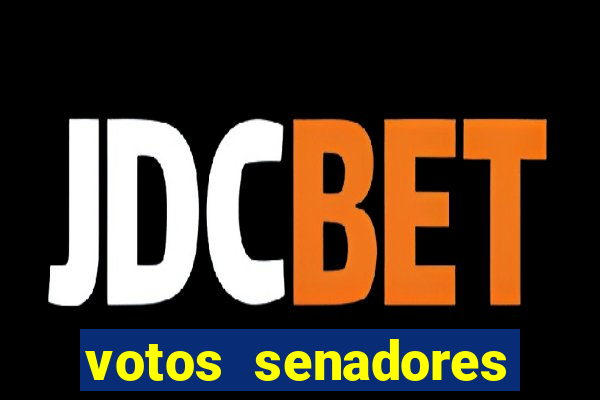 votos senadores impeachment moraes