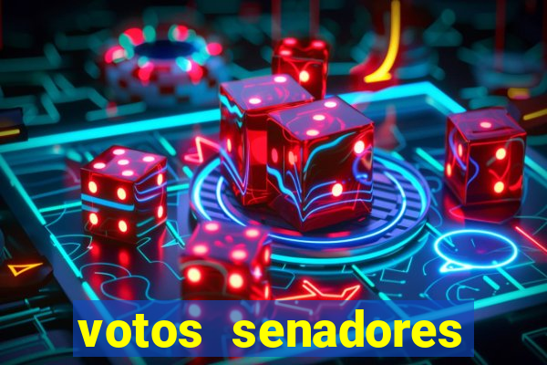 votos senadores impeachment moraes