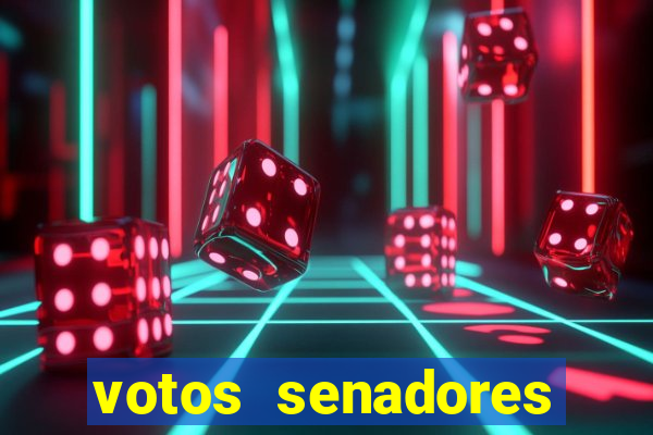 votos senadores impeachment moraes