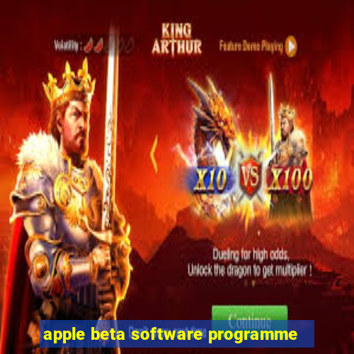 apple beta software programme