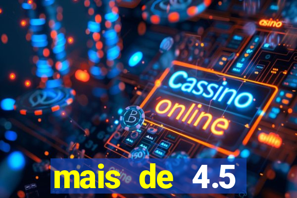 mais de 4.5 escanteios o que significa