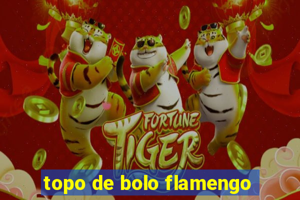 topo de bolo flamengo