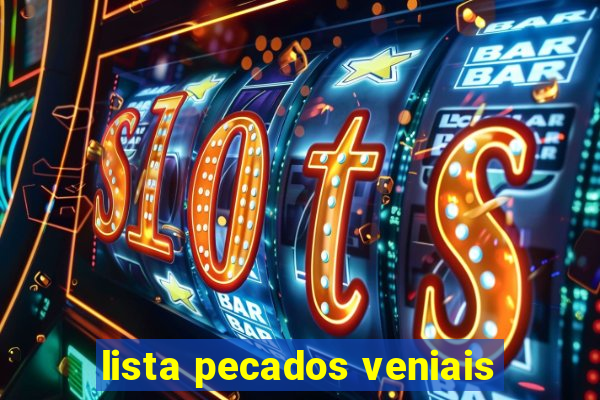 lista pecados veniais