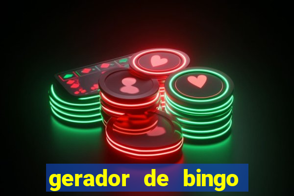 gerador de bingo cha de bebe