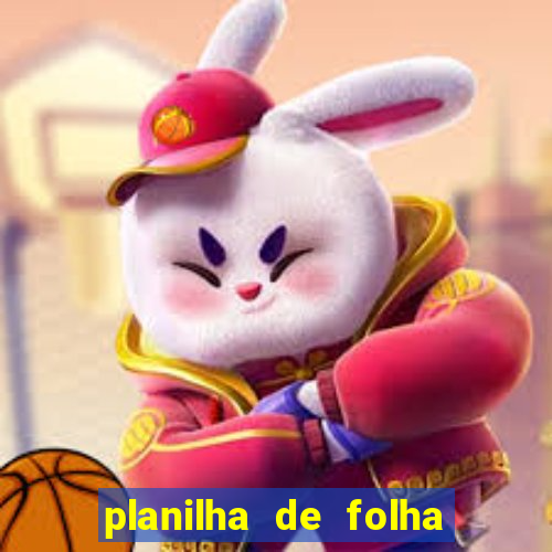 planilha de folha de pagamento
