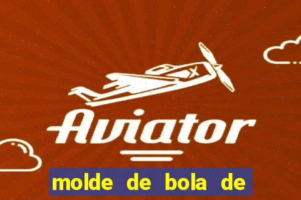 molde de bola de futebol para imprimir