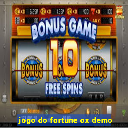 jogo do fortune ox demo