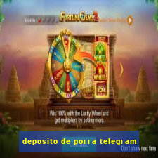deposito de porra telegram